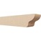 Ekena Millwork 6in. W x 6in. H x 28in. L Greensboro Woodgrain TimberThane Rafter Tail, Primed Tan RFTUR06X06X28GRNRCPR - alternate 1